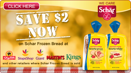 Save $2 Now on Schar Frozen Bread